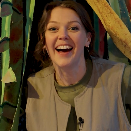 Woman smiling at camera